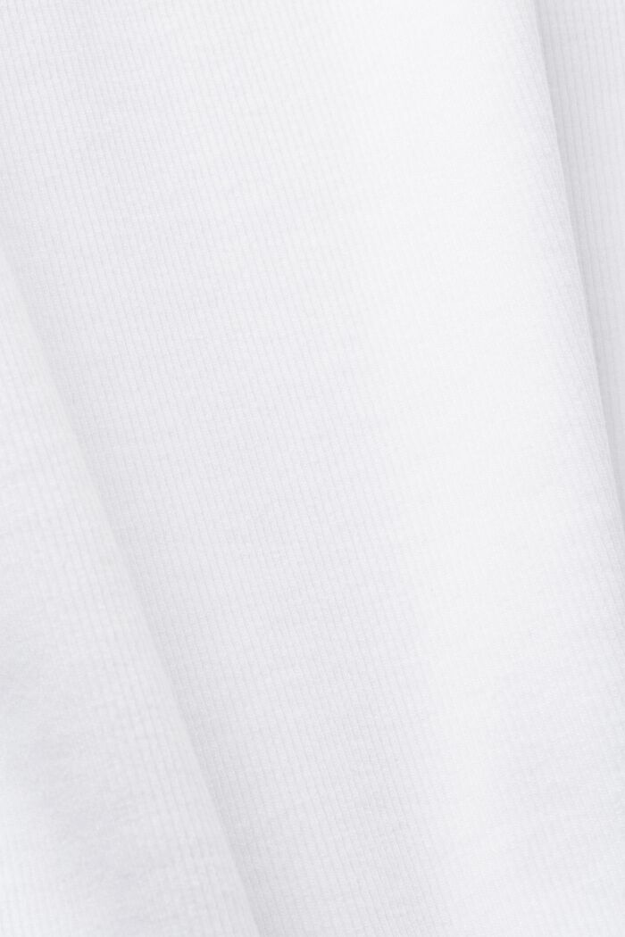 Žebrové tílko, WHITE, detail image number 5