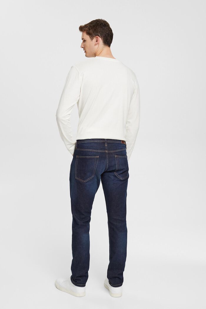 Strečové džíny s bio bavlnou, BLUE DARK WASHED, detail image number 3