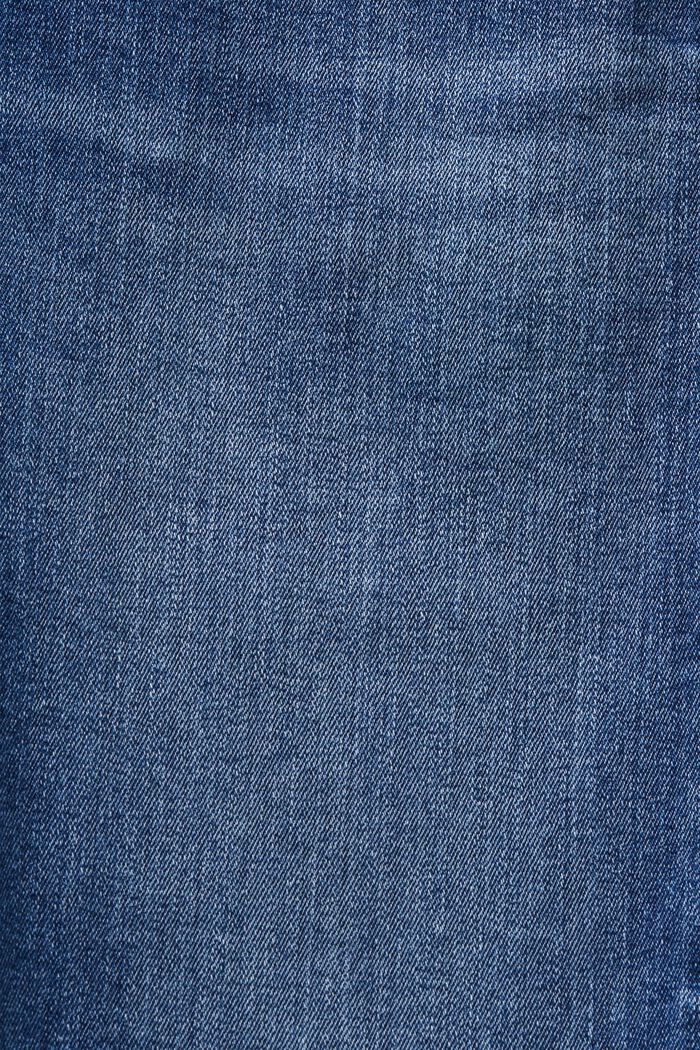 Capri džíny se středně vysokým pasem, BLUE MEDIUM WASHED, detail image number 6