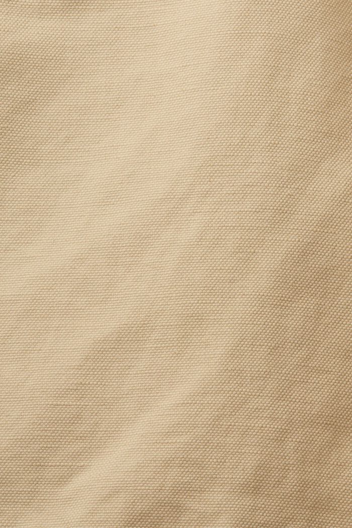 Bermudy, směs bavlny a lnu, SAND, detail image number 6