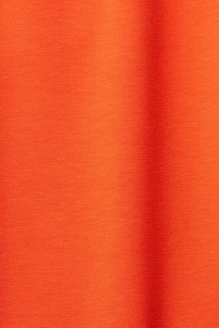 Kalhoty v joggingovém stylu, LENZING™ ECOVERO™, RED ORANGE, detail image number 5