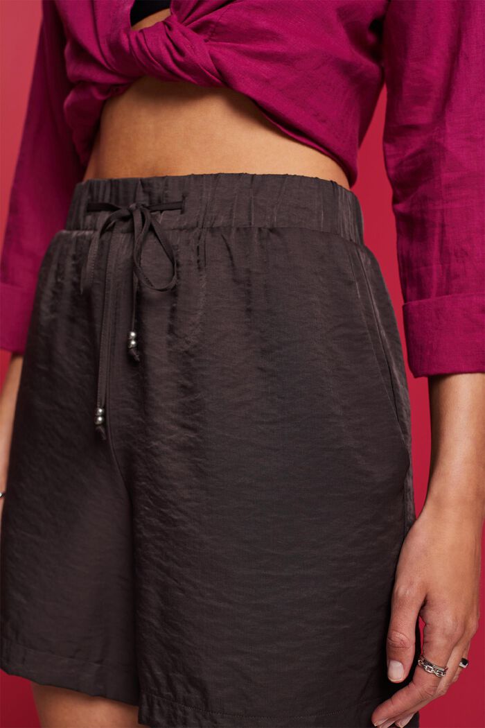 Shorts woven, DARK ANTHRACITE, detail image number 2