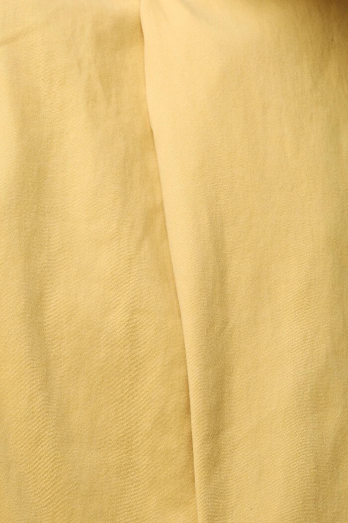Kalhoty chino z bavlny, YELLOW, detail image number 4