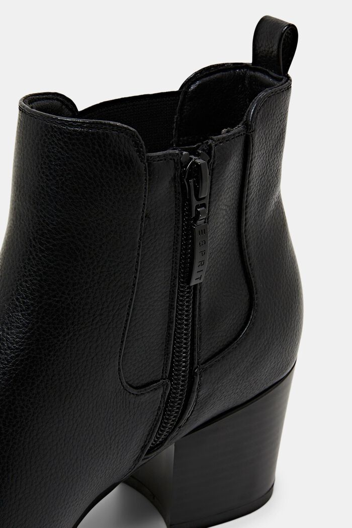Chelsea boty z veganské usně, BLACK, detail image number 3