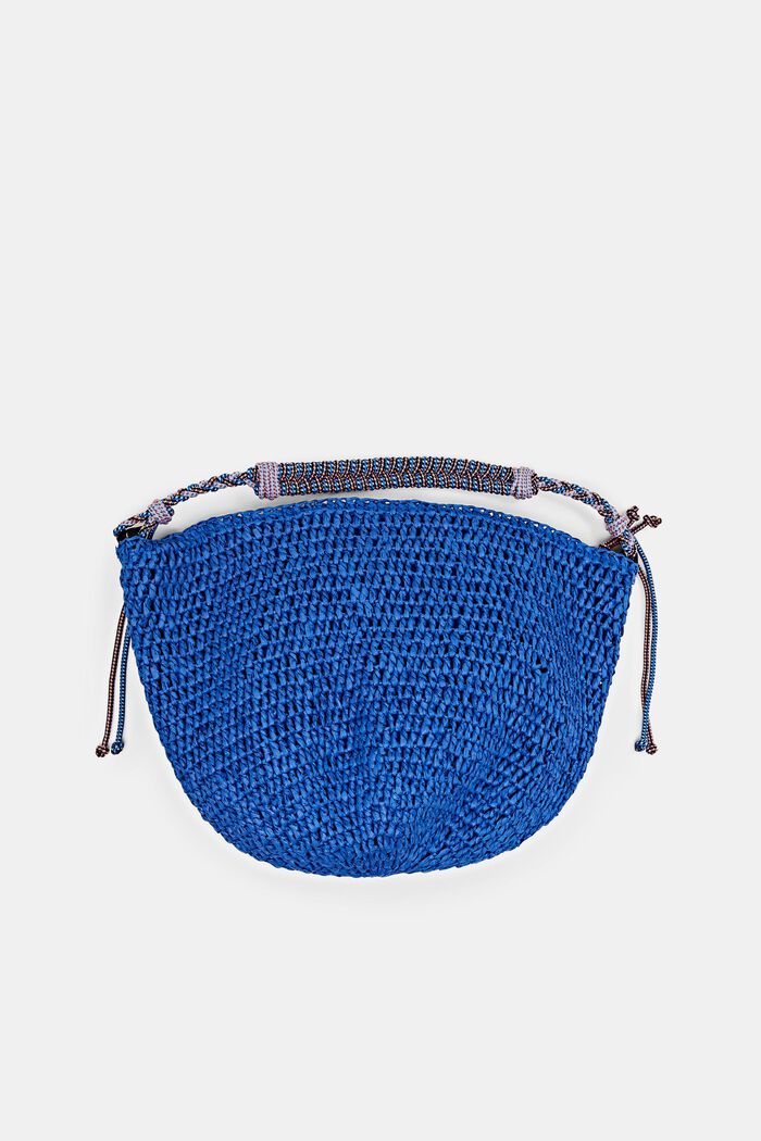 Háčkovaná kabelka hobo, BRIGHT BLUE, detail image number 0