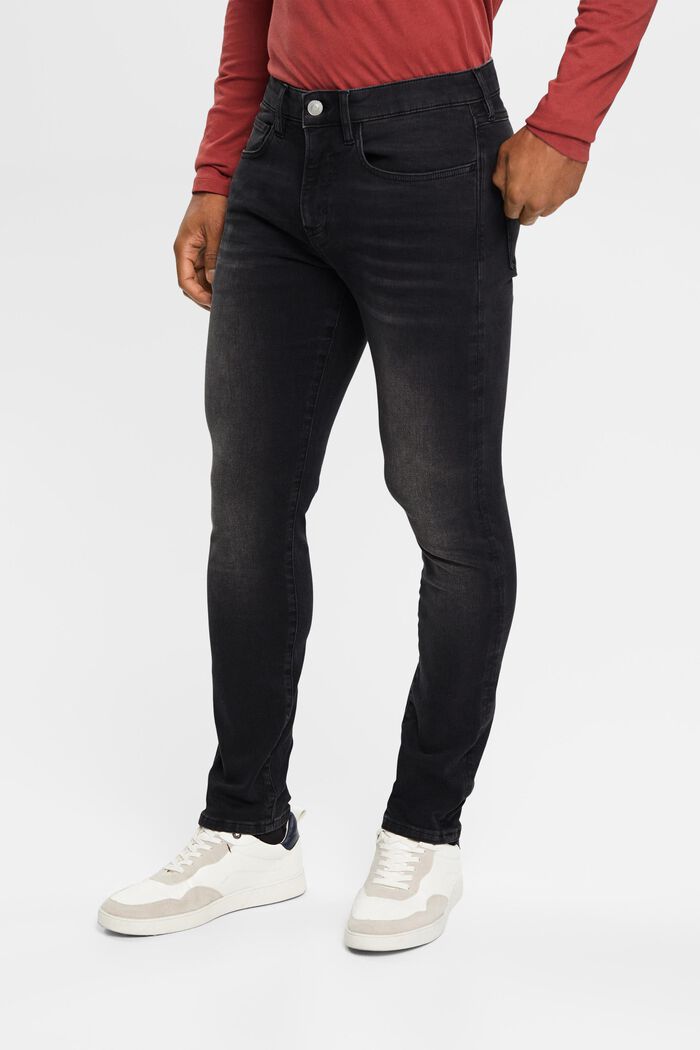 Strečové džíny s úzkým střihem Slim Fit, GREY MEDIUM WASHED, detail image number 0