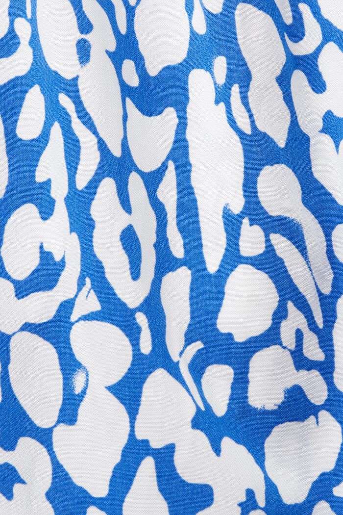 Vzorované šortky bez zapínání, LENZING™ ECOVERO™, BRIGHT BLUE, detail image number 8