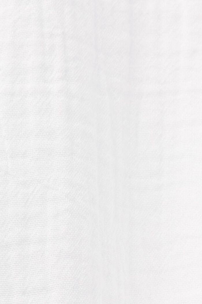 Plážové tunikové šaty, 100% bavlna, WHITE, detail image number 4