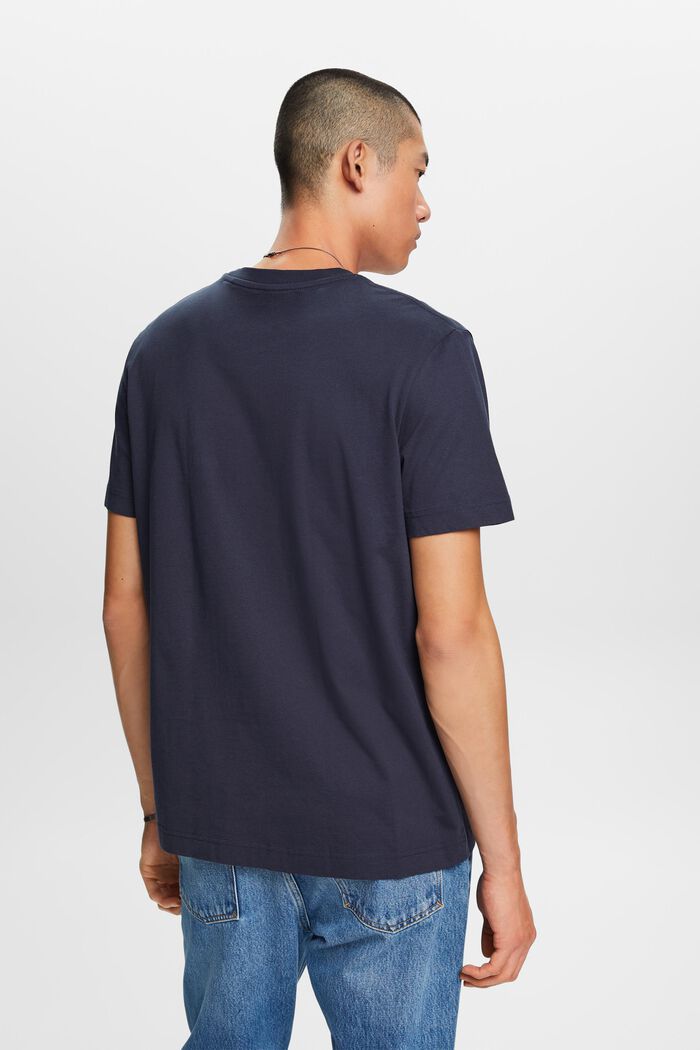 Bavlněné tričko s potiskem, PETROL BLUE, detail image number 3