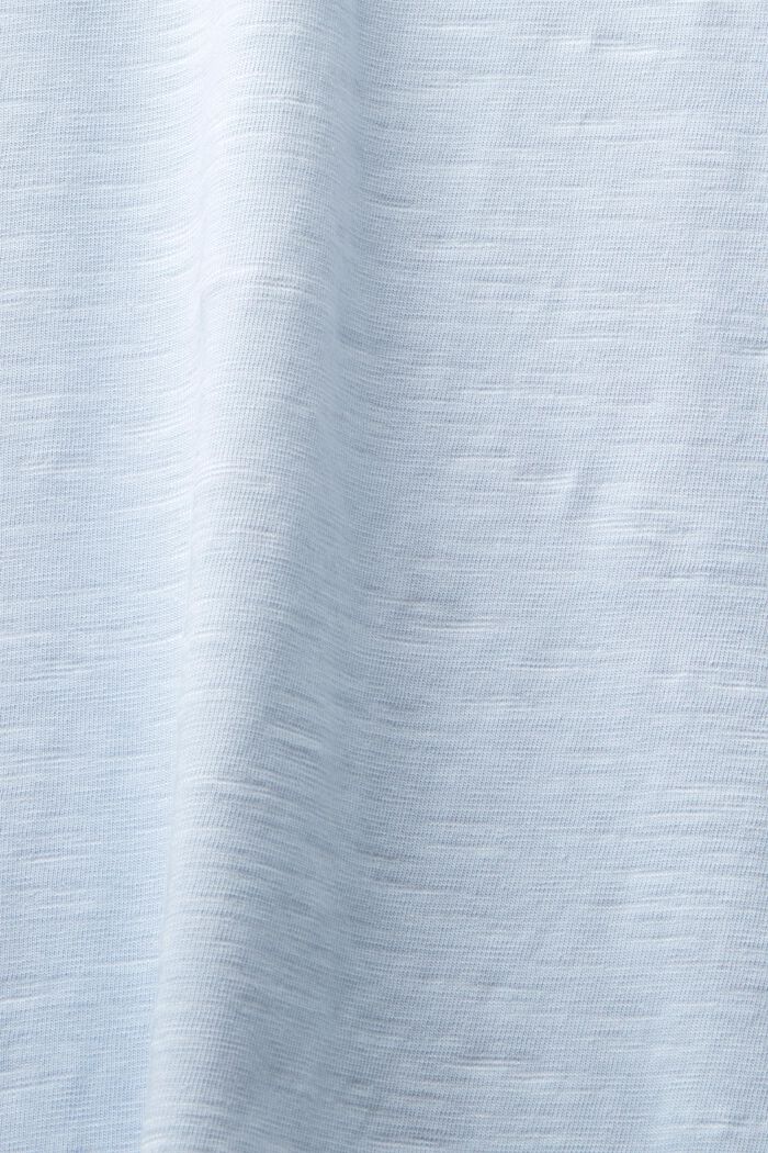 Tričko z materiálu slub, LIGHT BLUE, detail image number 5