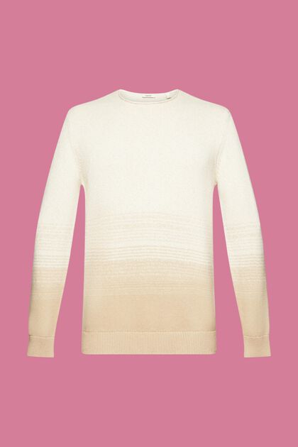 Bavlněný pulovr s přechodem barev