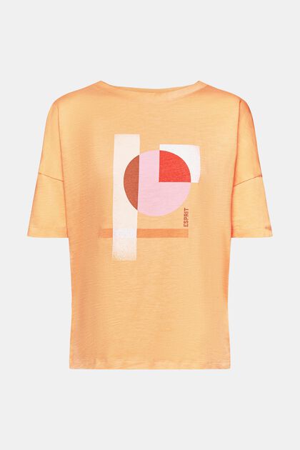 Bavlněné tričko s geometrickým potiskem