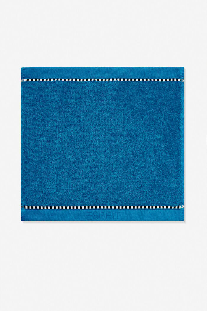 S materiálem TENCEL™: sada ručníků z froté, OCEAN BLUE, detail image number 5