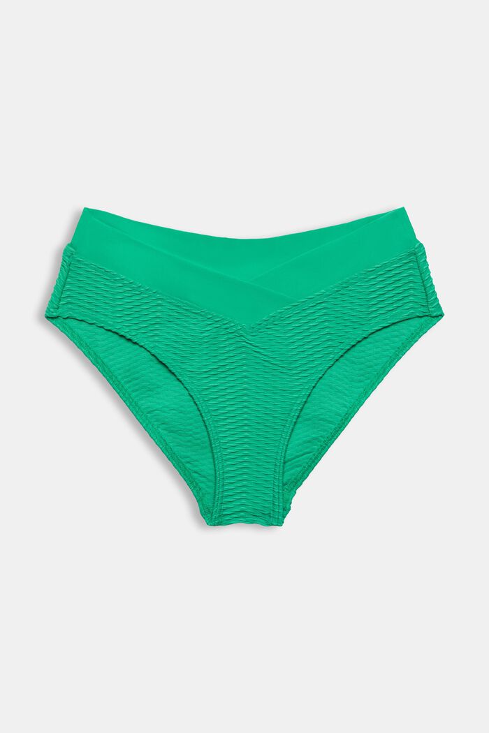 Recyklováno: texturované bikinové kalhotky, GREEN, detail image number 4