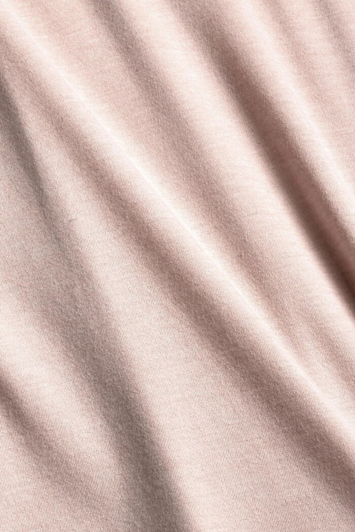 Sametový svrchní pyžamový díl, 100% bio bavlna, OLD PINK, detail image number 1