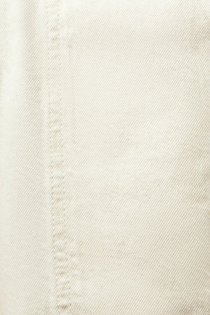 Džínové šortky se středně vysokým pasem, OFF WHITE, detail image number 5