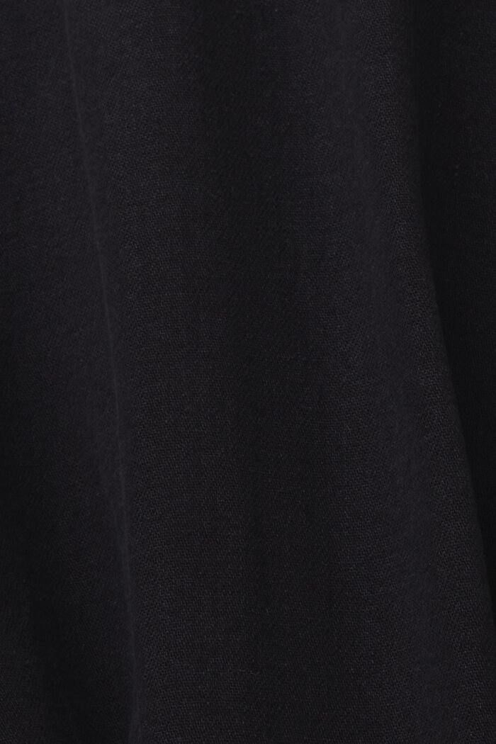 Denimová košile, 100% bavlna, BLACK DARK WASHED, detail image number 5