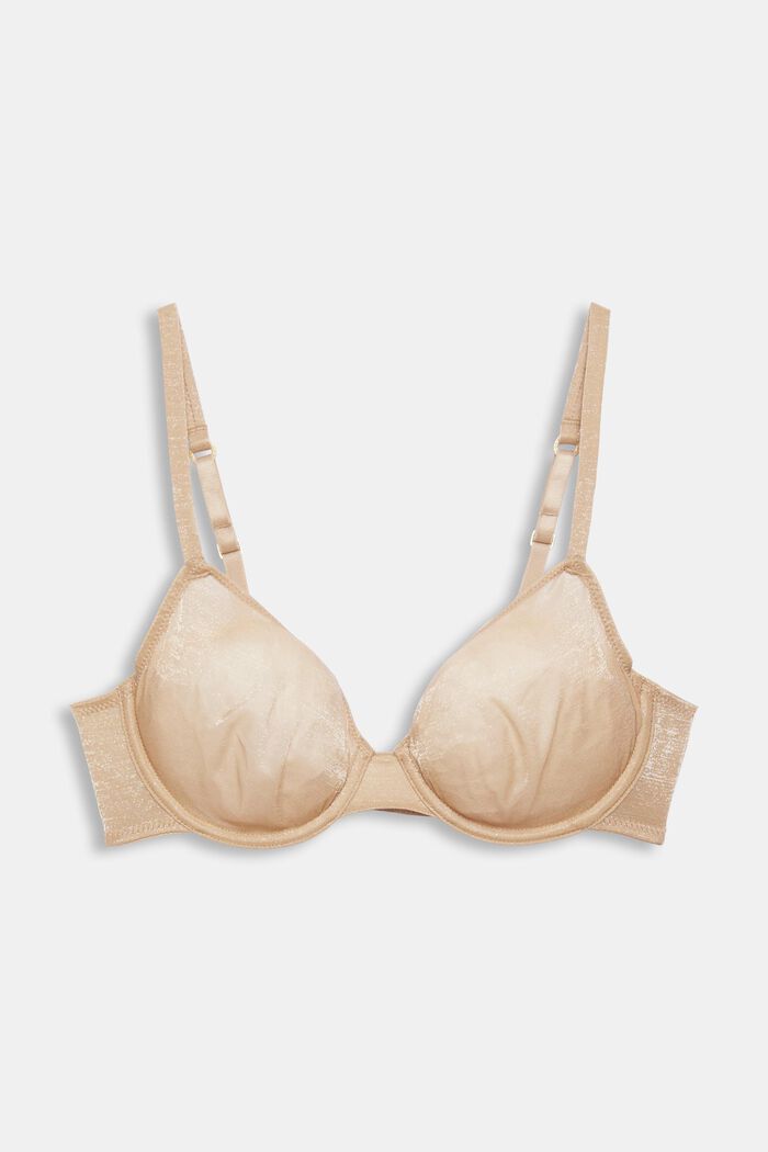 Bras with wire, LIGHT BEIGE, detail image number 4