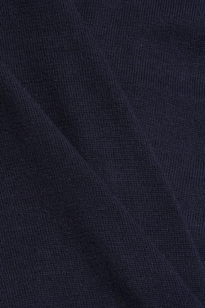 Kardigan na zip, ze 100% bio bavlny, NAVY, detail image number 4