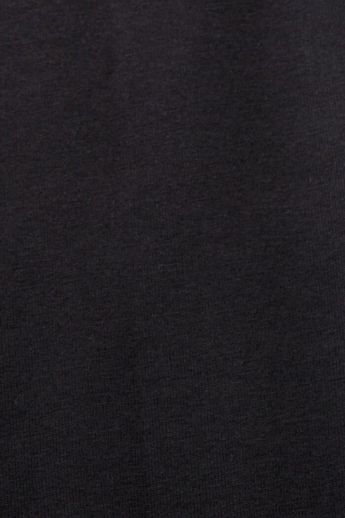 Potištěné tričko z bio bavlny, BLACK, detail image number 5