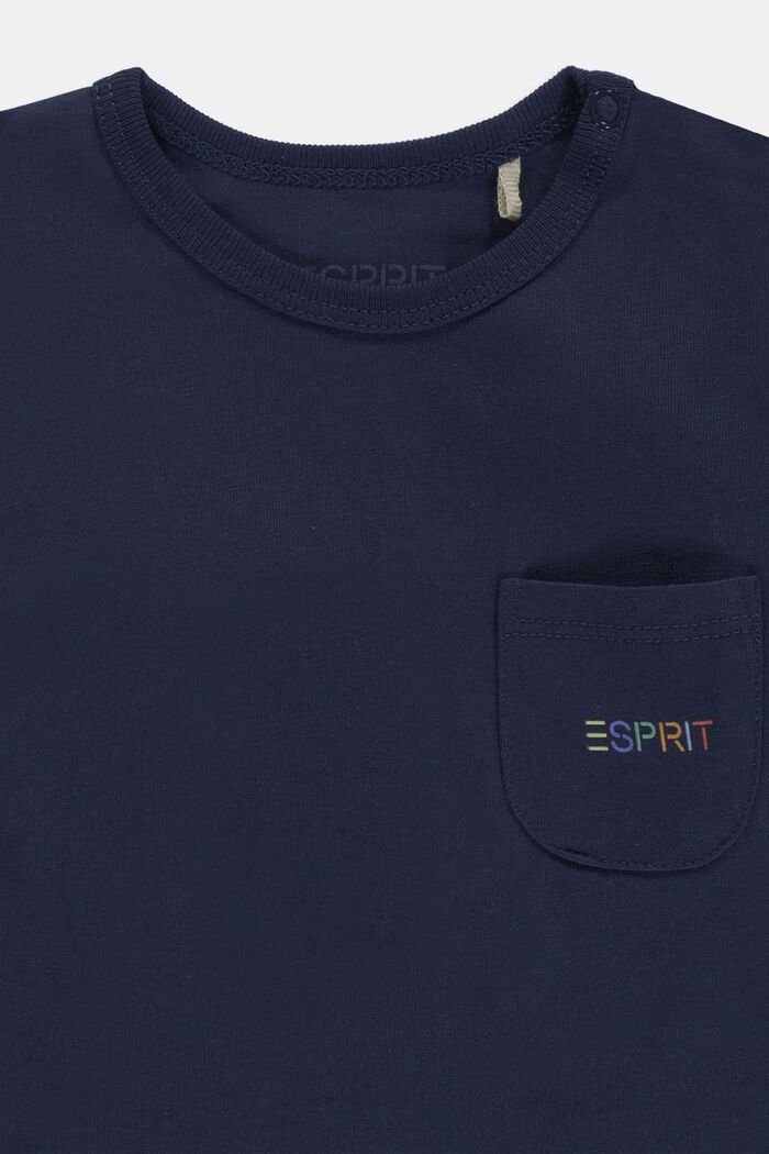 Souprava: horní díl a kalhoty, bio bavlna, DARK BLUE, detail image number 2