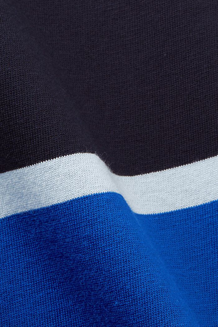 Proužkované tričko, 100% bavlna, NAVY, detail image number 4