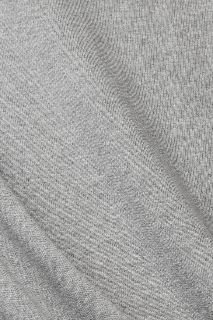 Žerzejové tričko s úzkým střihem, MEDIUM GREY, detail image number 5