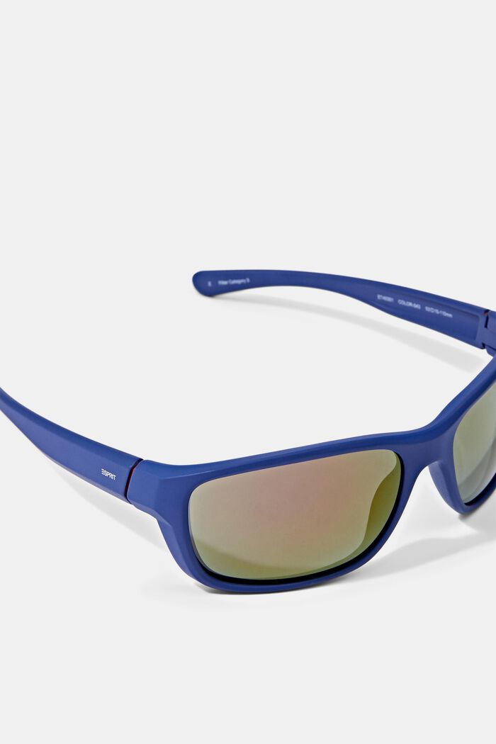 Sportovní sluneční brýle s flexibilními stranicemi, BLUE, detail image number 1