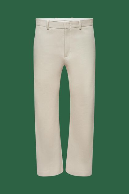 Kalhoty z pleteného žerzejového piké