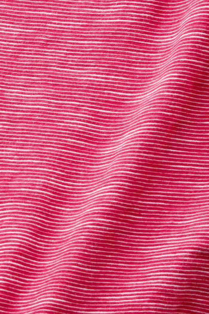Tričko s prostřihem ve tvaru kapky, DARK PINK, detail image number 5