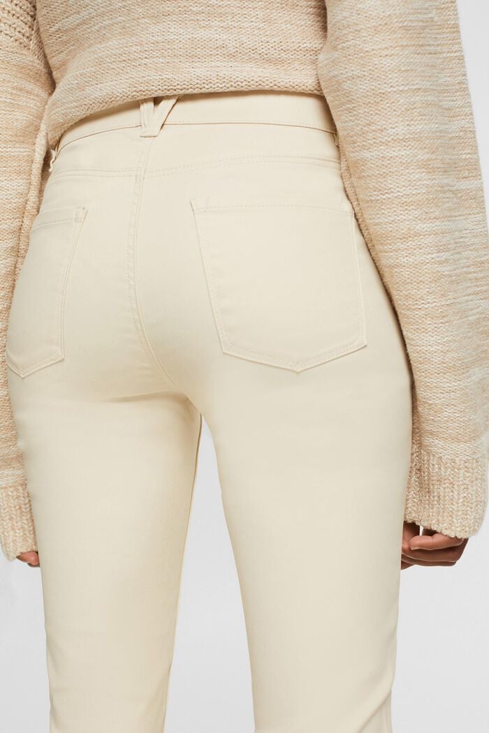 Kalhoty v úzkém střihu s vysokým pasem, z imitace kůže, ICE, detail image number 4