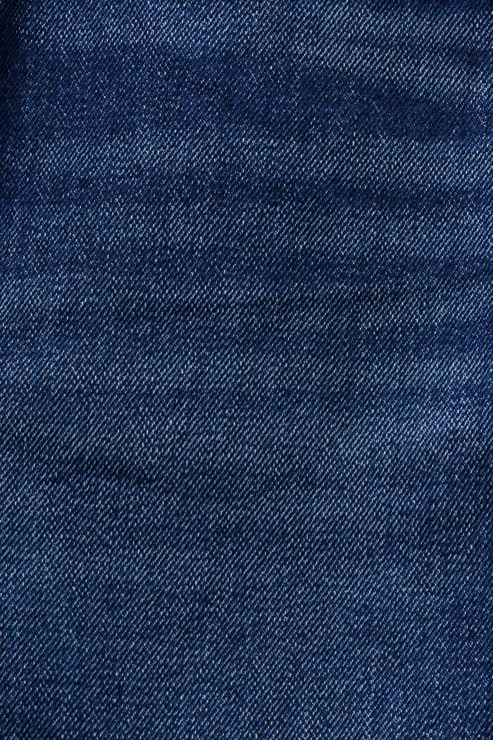 Denimové šortky s velmi vysokým pasem, BLUE DARK WASHED, detail image number 5