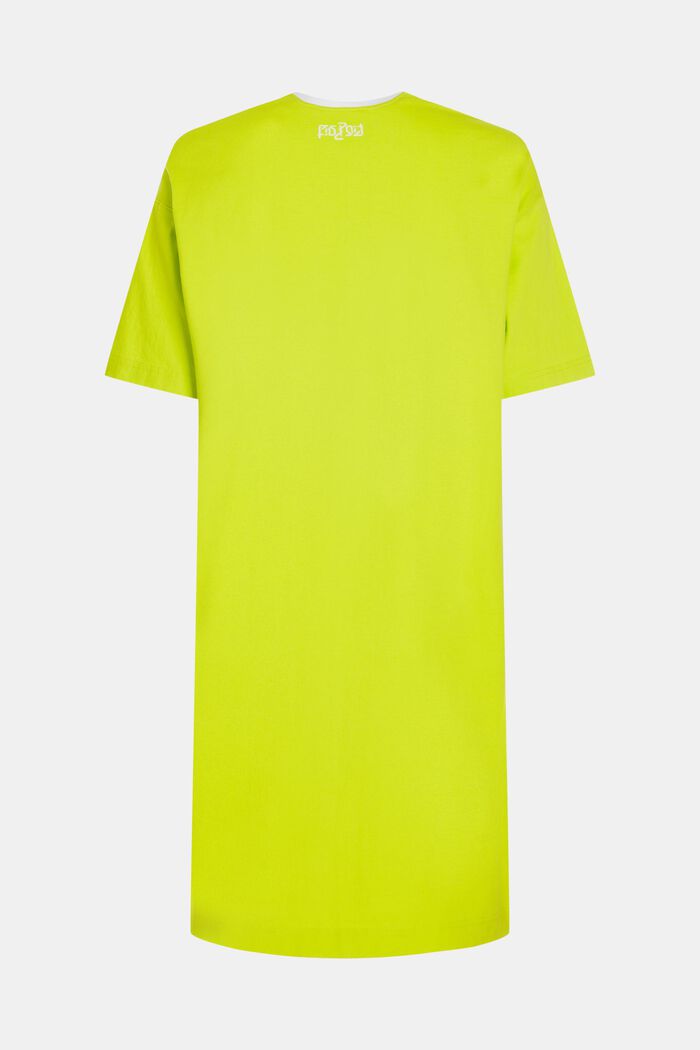 Tričkové šaty Neon Pop, LIME YELLOW, detail image number 5