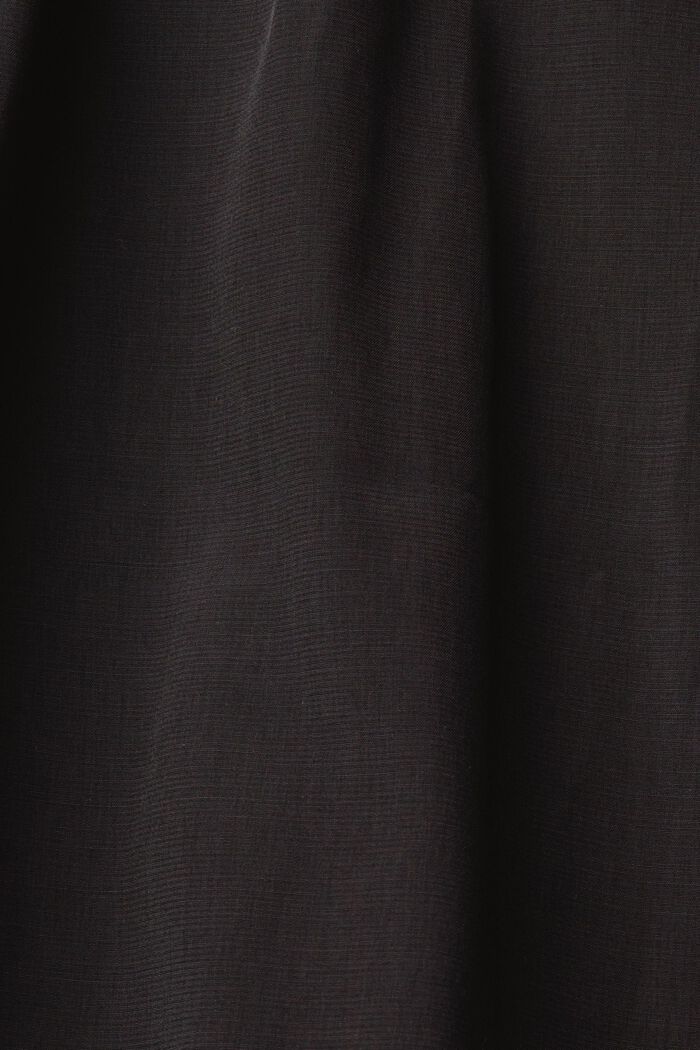 Halenka s výstřihem ve tvaru kapky, LENZING™ ECOVERO™, BLACK, detail image number 1