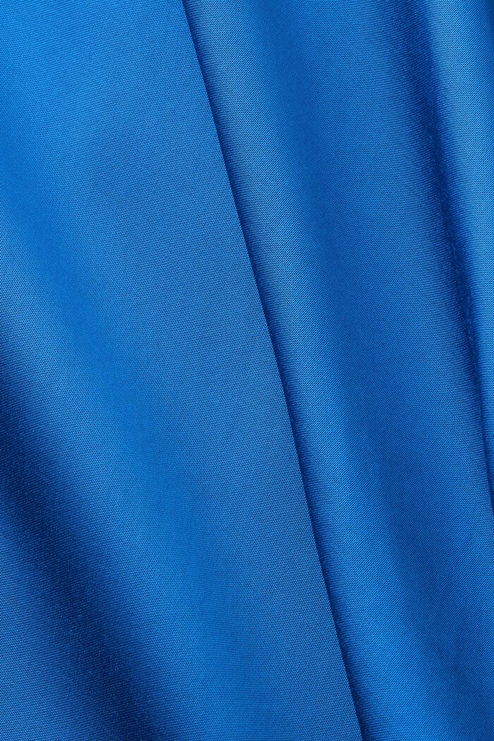 Saténová midi sukně, BRIGHT BLUE, detail image number 4
