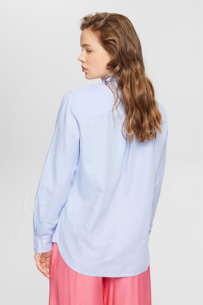 Košilová halenka ze 100% bavlny, LIGHT BLUE, detail image number 3