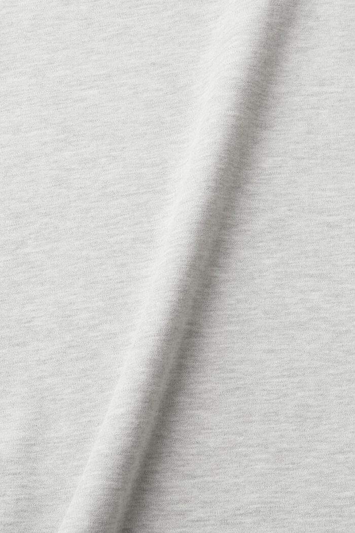 Tričko s dlouhým rukávem, směsová bavlna, LIGHT GREY, detail image number 4