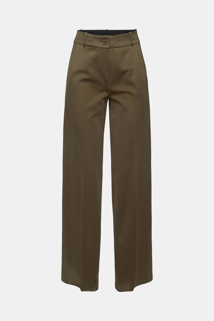 SPORTY PUNTO mix & match kalhoty s rovnými nohavicemi, DARK KHAKI, detail image number 2