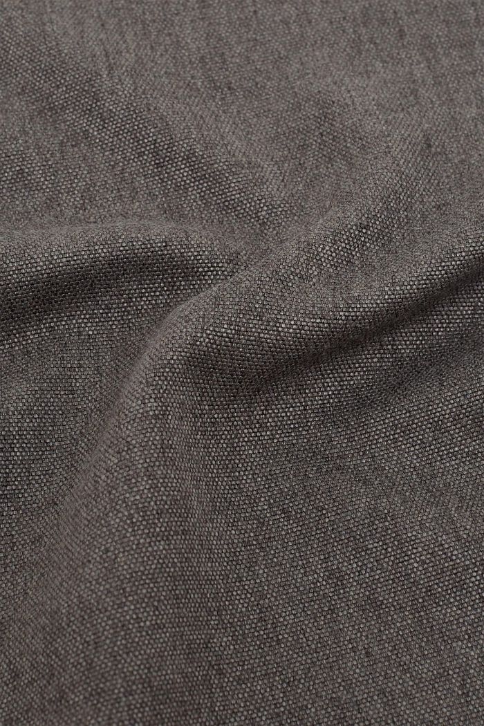 Běhoun na stůl z melírované tkaniny, DARK GREY, detail image number 2