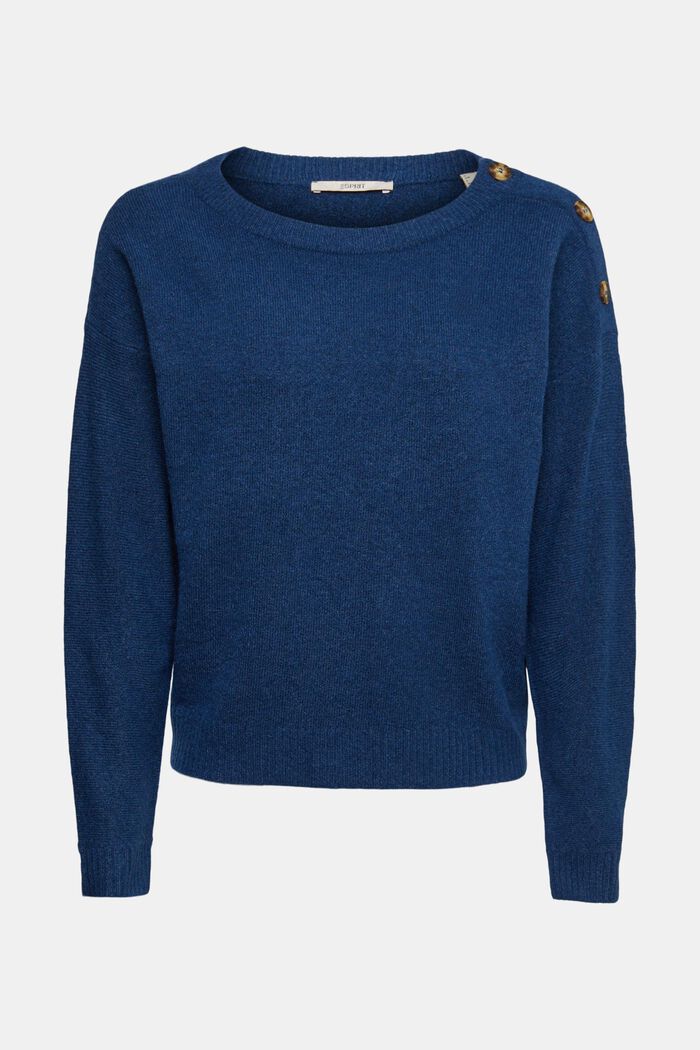 S vlnou: pruhovaný pulovr, NEW PETROL BLUE, detail image number 2
