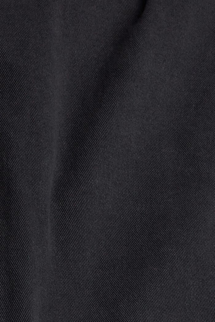 Strečové kalhoty s detaily v podobě zipů, BLACK, detail image number 1