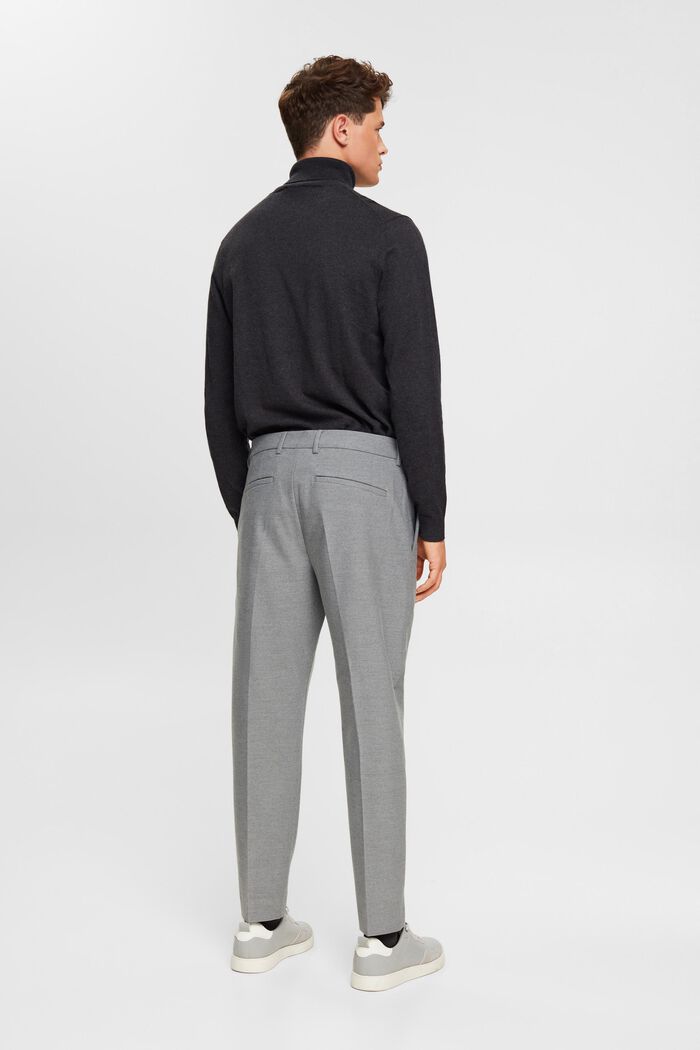 Flanelové kalhoty s úzkým střihem Slim Fit, GREY, detail image number 3
