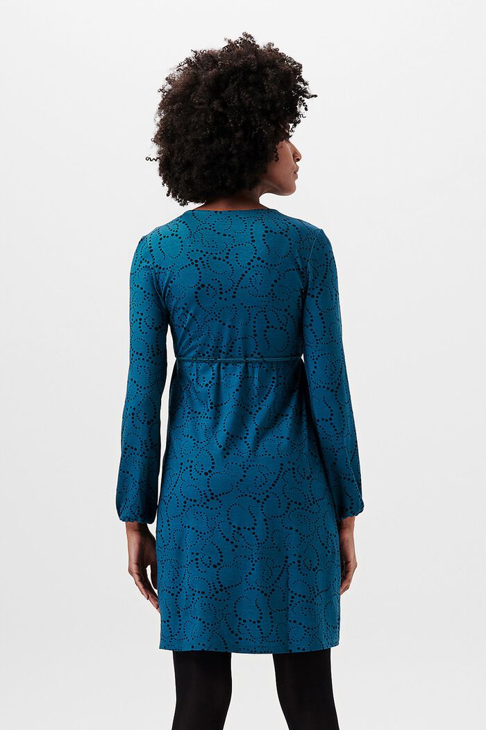 Žerzejové šaty se vzorem, LENZING™ ECOVERO™, BLUE CORAL, detail image number 3