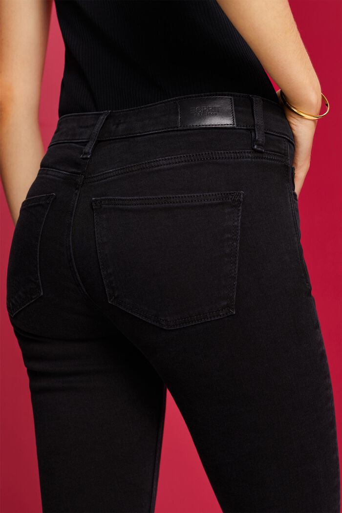 Strečové džíny, směs s bavlnou, BLACK DARK WASHED, detail image number 2