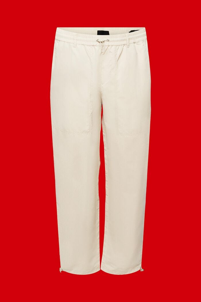 Kalhoty v joggingovém stylu, LIGHT TAUPE, detail image number 6