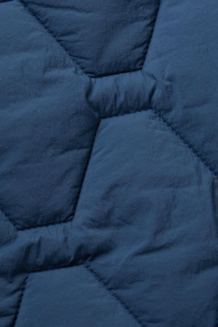 Z recyklovaného materiálu: lehká prošívaná bunda, GREY BLUE, detail image number 4