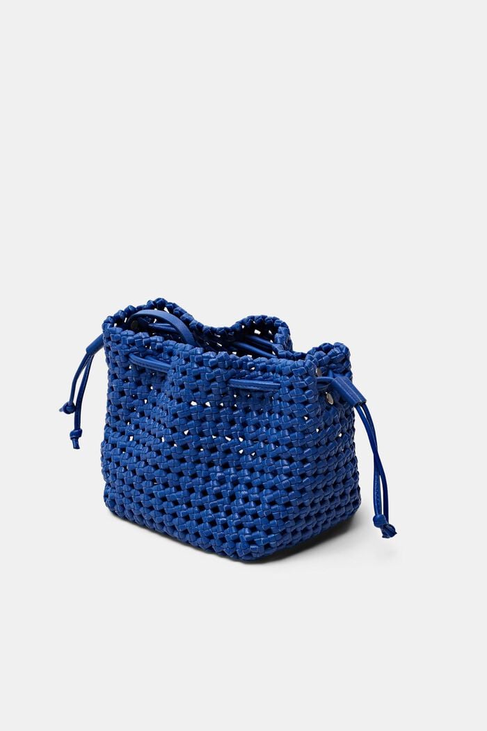 Kožená kabelka přes rameno, BRIGHT BLUE, detail image number 0