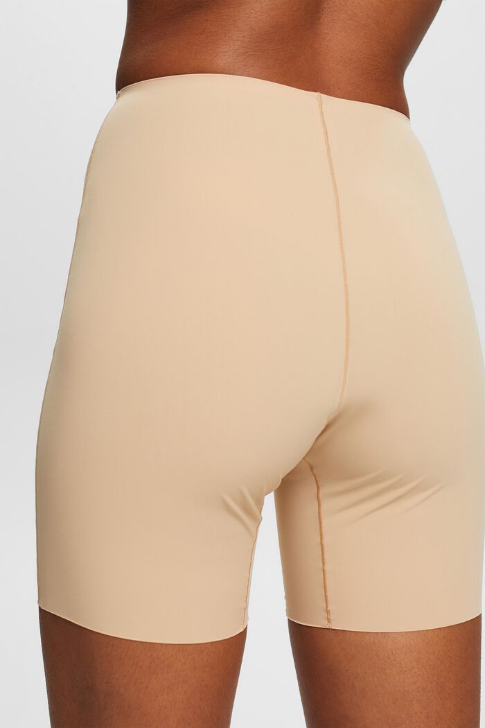 Z recyklovaného materiálu: lehce tvarující kalhotky s nohavičkami, DUSTY NUDE, detail image number 3