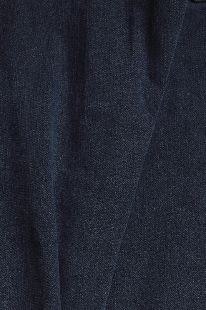 Strečový denim ze směsi s bio bavlnou, BLUE BLACK, detail image number 1