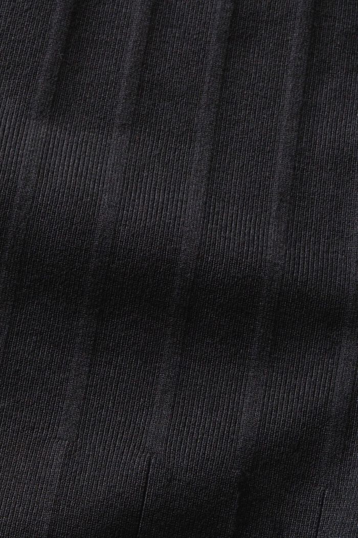 Plisované šaty z pleteniny, BLACK, detail image number 4